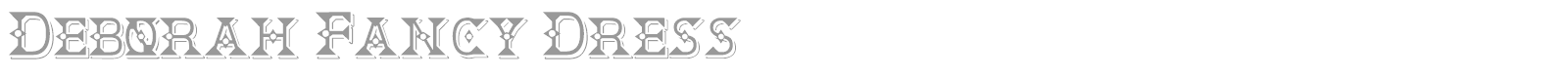 Deborah font preview